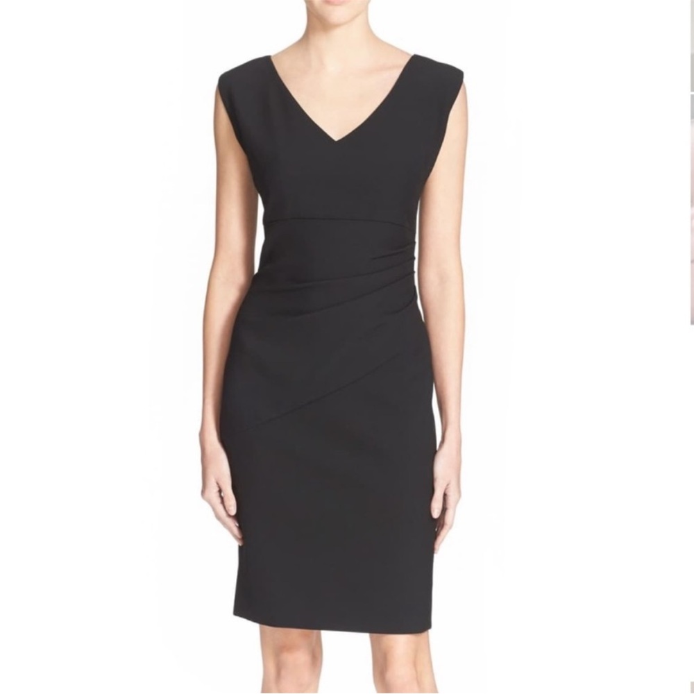 DIANE VON FURSTENBERG dvf Bevin Black Dress Size 6